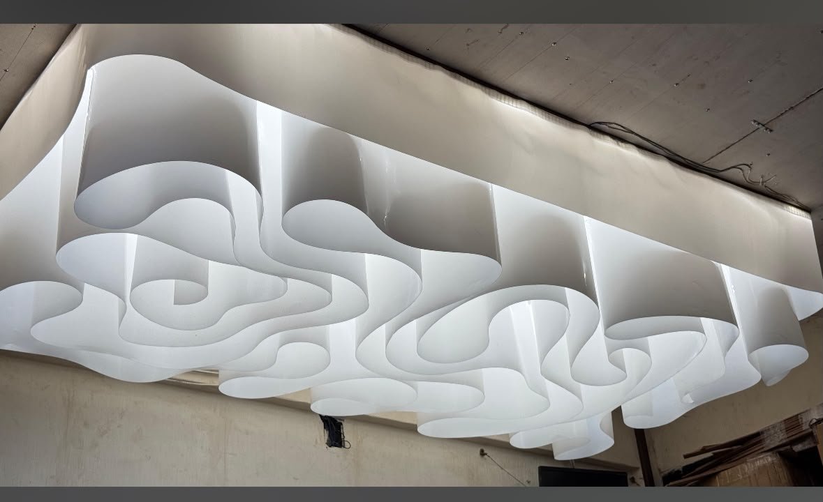 Grid Translucent Stretch Ceiling
